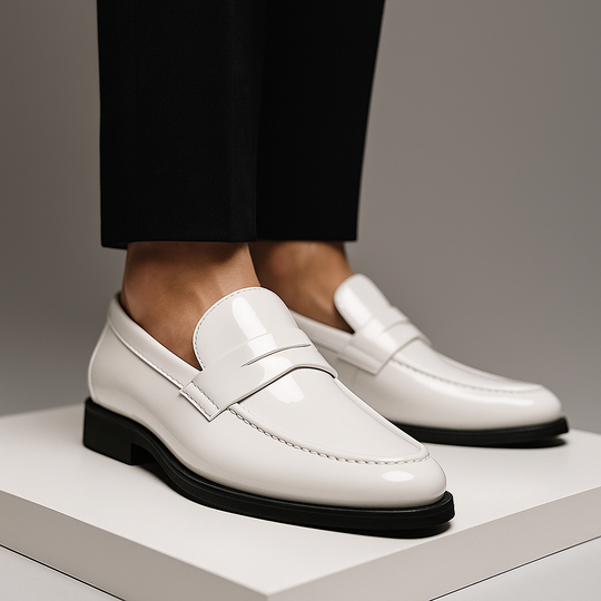 Leder Loafer Herren Slip-On Slipper Business Schuhe