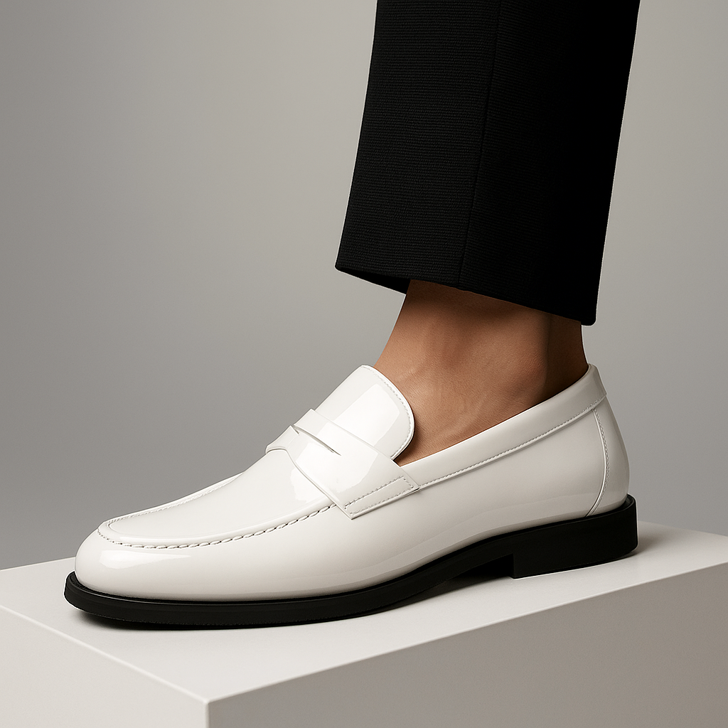 Leder Loafer Herren Slip-On Slipper Business Schuhe