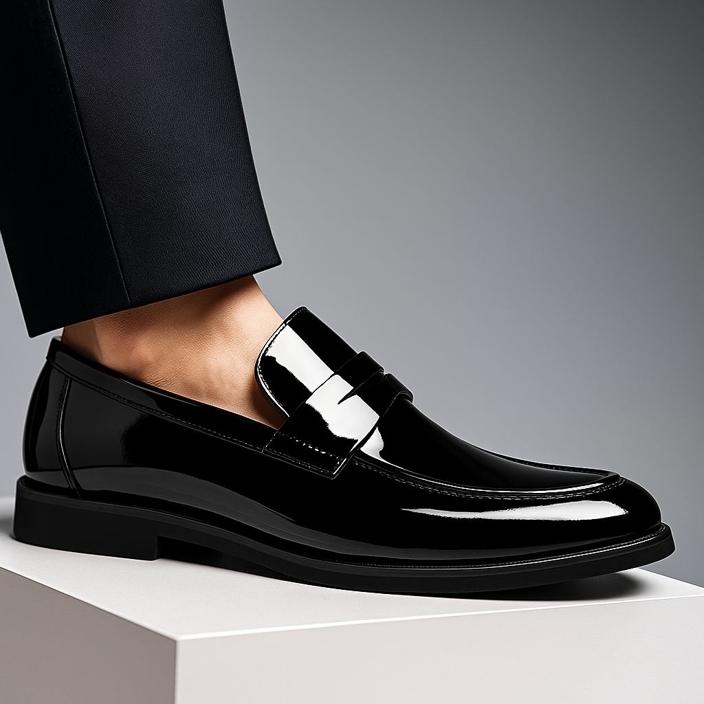 Leder Loafer Herren Slip-On Slipper Business Schuhe