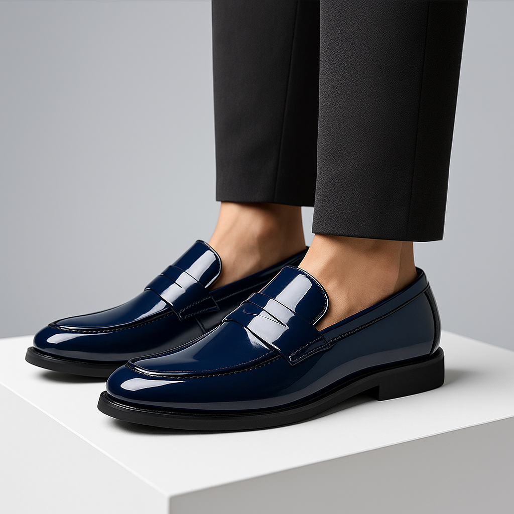 Leder Loafer Herren Slip-On Slipper Business Schuhe