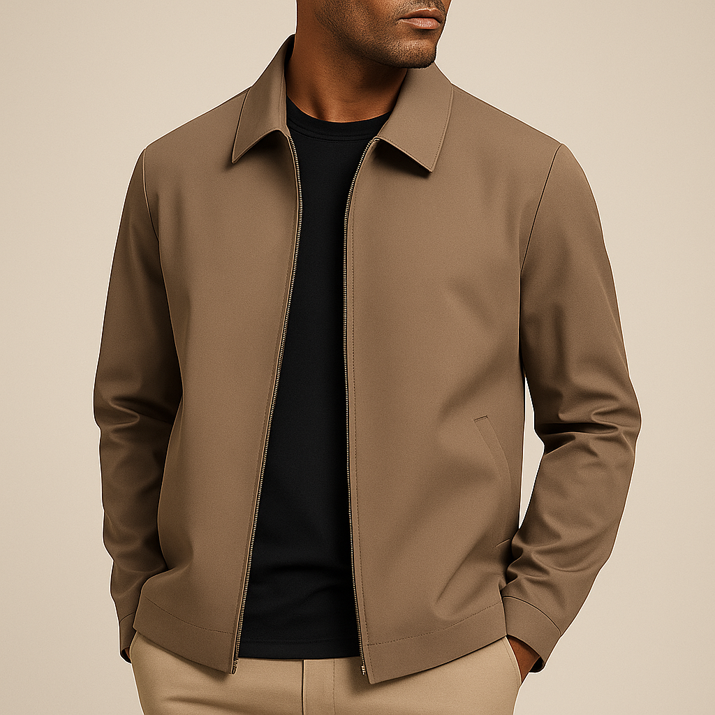 Elegante Business Jacke Herren Knitterfrei Winddicht