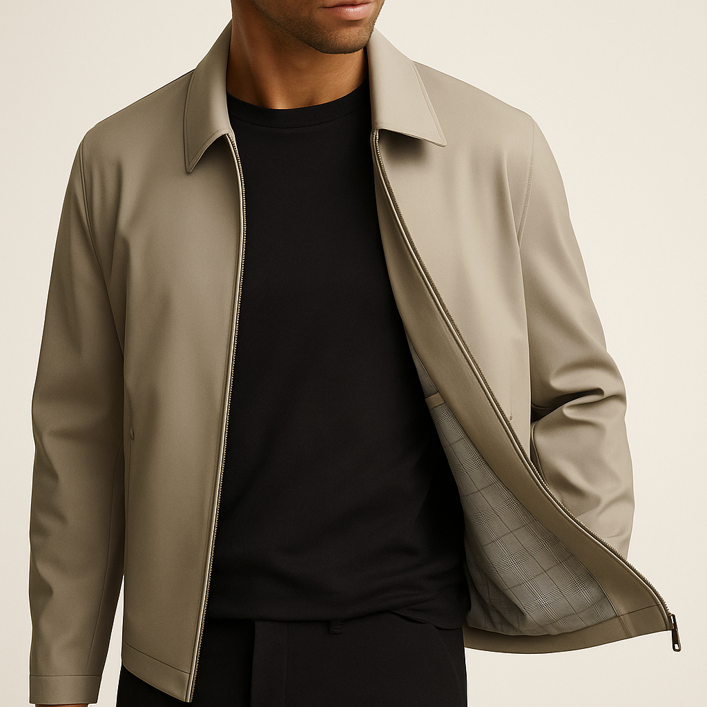 Elegante Business Jacke Herren Knitterfrei Winddicht