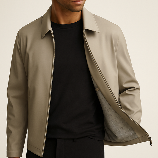 Elegante Business Jacke Herren Knitterfrei Winddicht