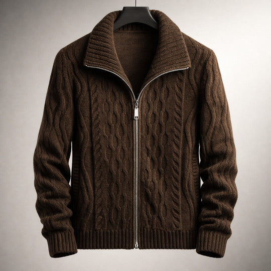 Button-Front Cardigan Herren Strickjacke Casual Knopf