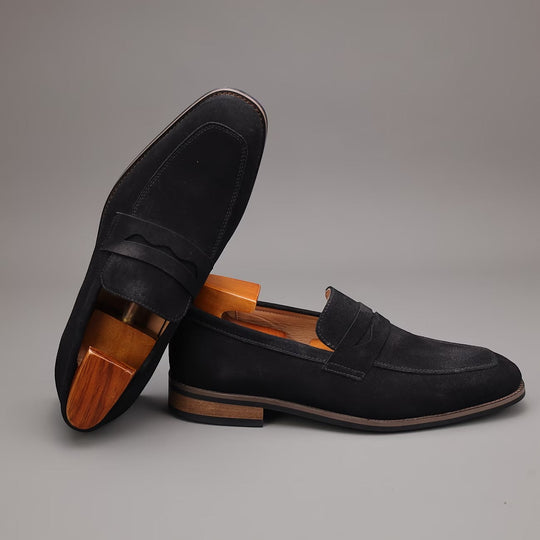 Herren Wildleder-Penny-Sommer-Loafer – Jennoir