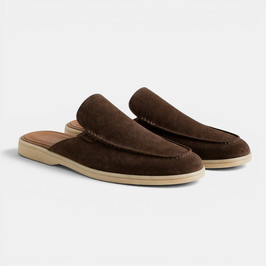 Herren Slip-on-Wildleder-Mules – Jennoir