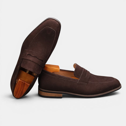 Herren Wildleder-Penny-Sommer-Loafer – Jennoir
