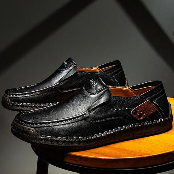 Leder Slip-On Loafer Herren Smart Casual Slipper Schuhe