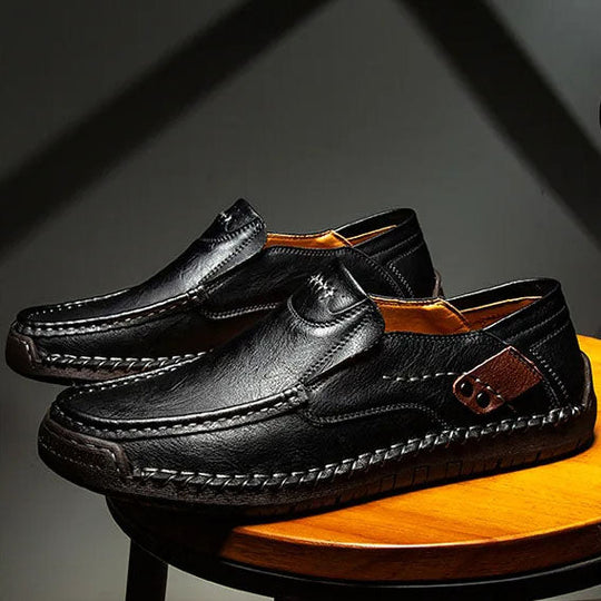 Leder Slip-On Loafer Herren Smart Casual Slipper Schuhe