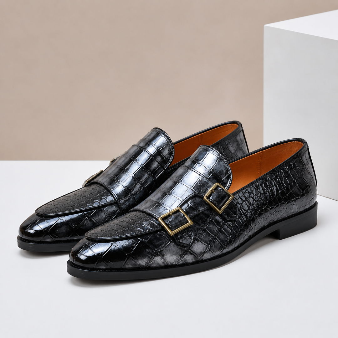 Echtleder Loafer Herren Slip-On Elegant Slipper Schuhe
