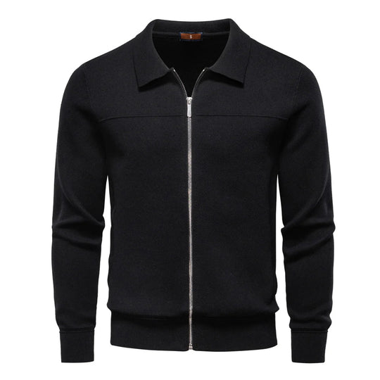 Baumwoll Zip Bomberjacke Herren Übergangsjacke Casual
