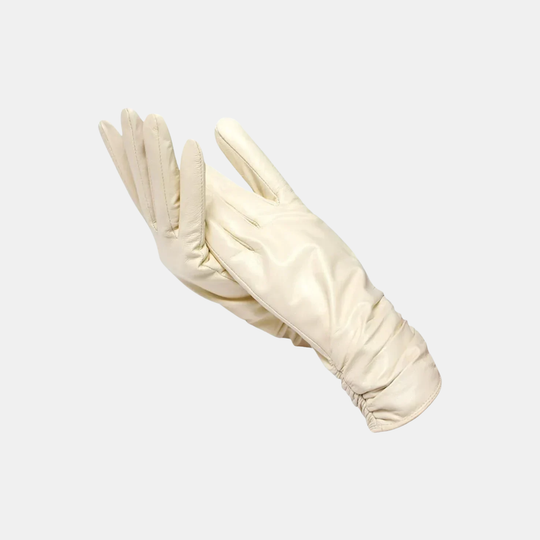 Handschuhe Damen Winter Warm Gefüttert Kunstleder