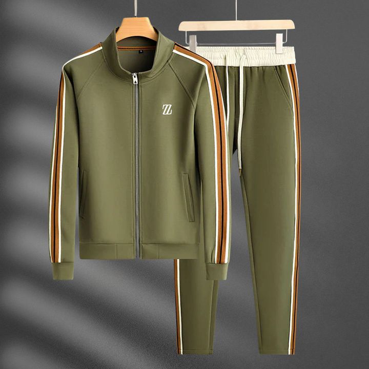 Premium Athleisure Set Herren Sportlich Zweiteiler