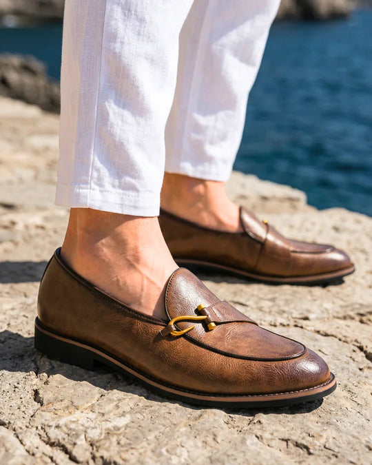 Monk Strap Leder Loafer Herren Hochzeit Anzugschuhe