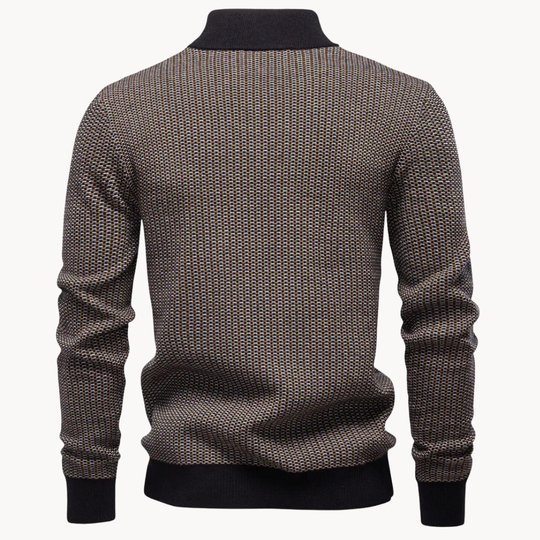 Strukturierter Pullover Herren Strick Warm Casual Basic
