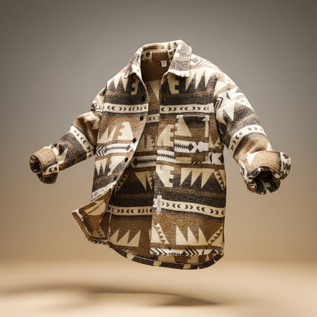Klassische Wolljacke Herren Warm Winter Elegant Mantel
