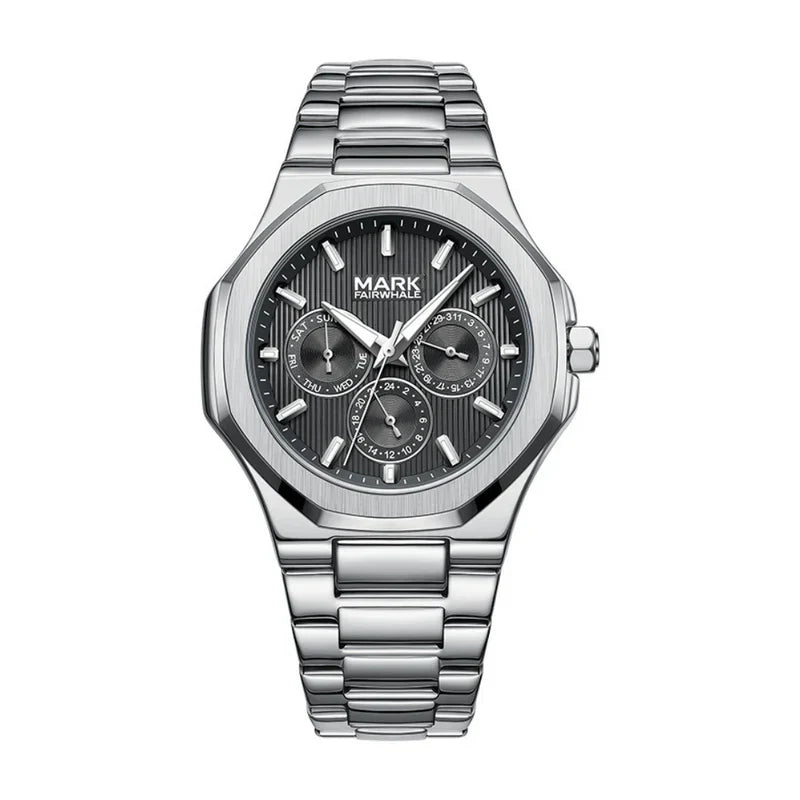 Edelstahl Herrenuhr Wasserdicht Bis 30 Meter Elegant