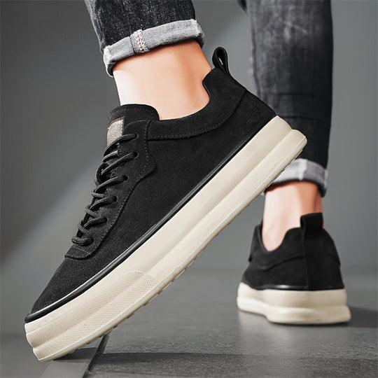 Wildleder Sneaker Herren Gummisohle Urban Gepolstert