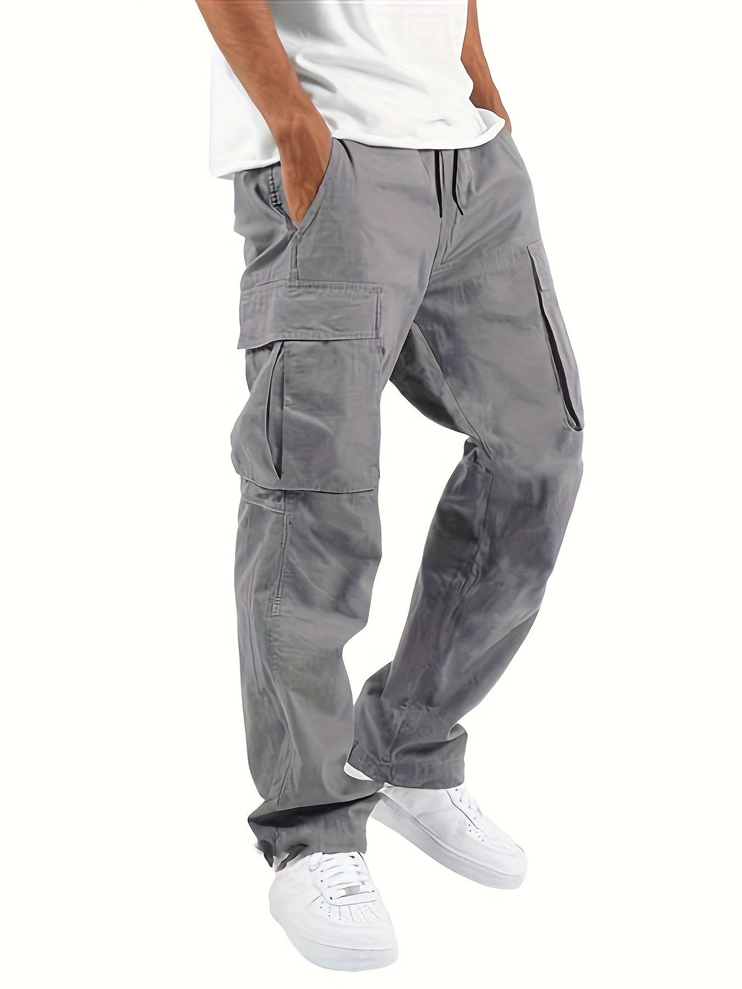 Baggy Cargohose Herren Streetwear Utility Taschen Hose