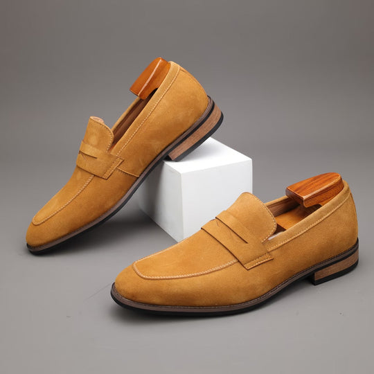 Herren Wildleder-Penny-Sommer-Loafer – Jennoir