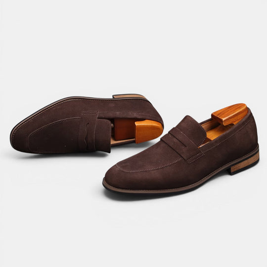 Herren Wildleder-Penny-Sommer-Loafer – Jennoir