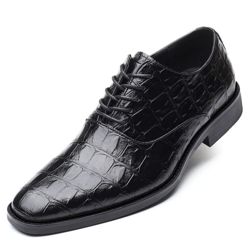 Orthopädische Leder Oxford Herren Elegant Anzugschuhe