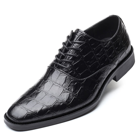 Orthopädische Leder Oxford Herren Elegant Anzugschuhe