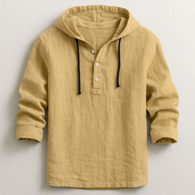 Luxus Kapuzen Hemd Herren Elegant Overshirt Casual
