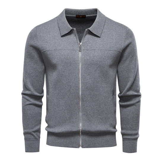Baumwoll Zip Bomberjacke Herren Übergangsjacke Casual
