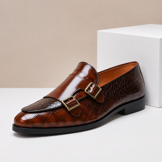 Echtleder Loafer Herren Slip-On Elegant Slipper Schuhe