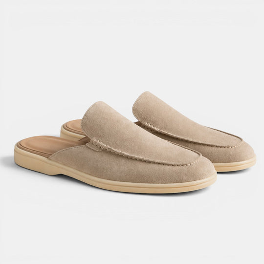 Herren Slip-on-Wildleder-Mules – Jennoir