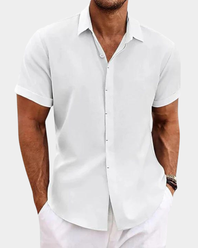 Essential Premium Freizeithemd Herren Kurzarm Casual