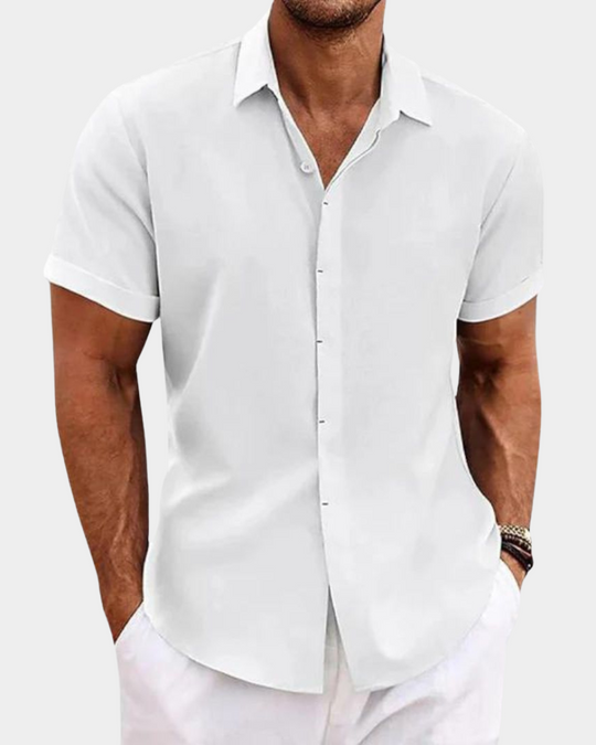 Essential Premium Freizeithemd Herren Kurzarm Casual