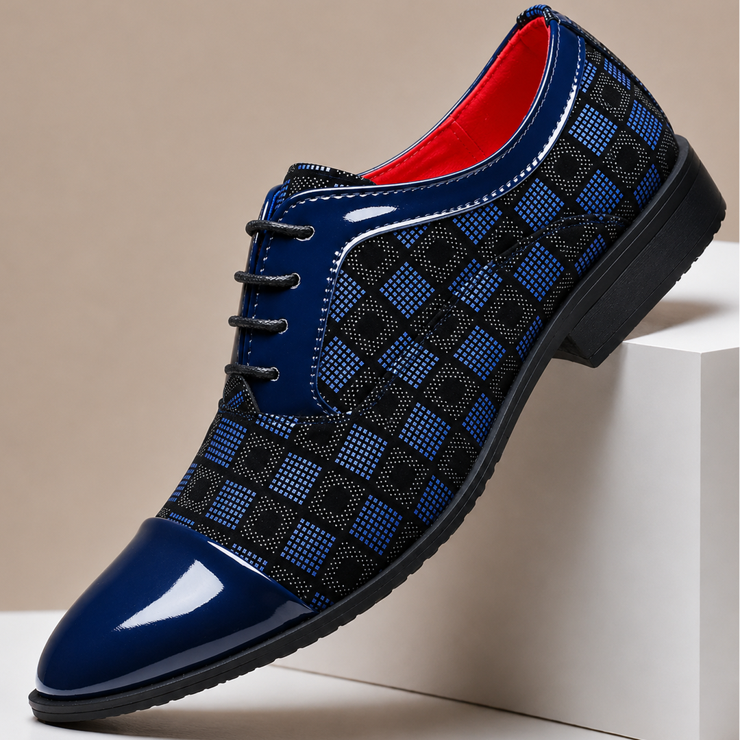 Texturierte Leder Anzugschuhe Herren Business Schuhe