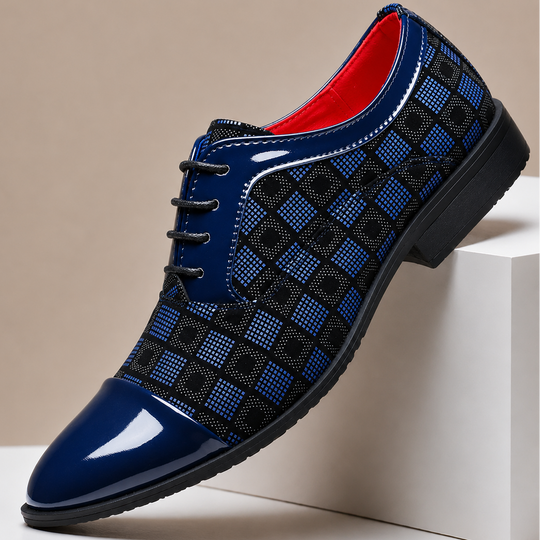 Texturierte Leder Anzugschuhe Herren Business Schuhe