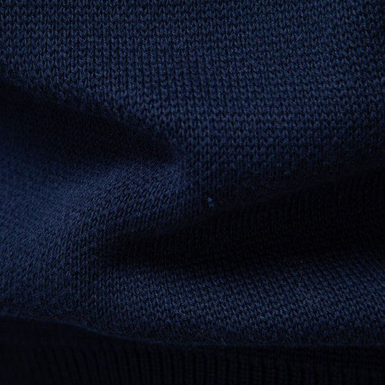 Nordisches Muster Zip Pullover Herren Stehkragen Strick