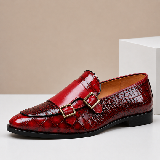 Echtleder Loafer Herren Slip-On Elegant Slipper Schuhe