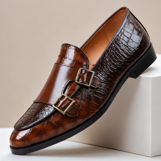 Echtleder Loafer Herren Slip-On Elegant Slipper Schuhe