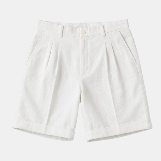 Herren Lockere Leinenshorts – Jennoir