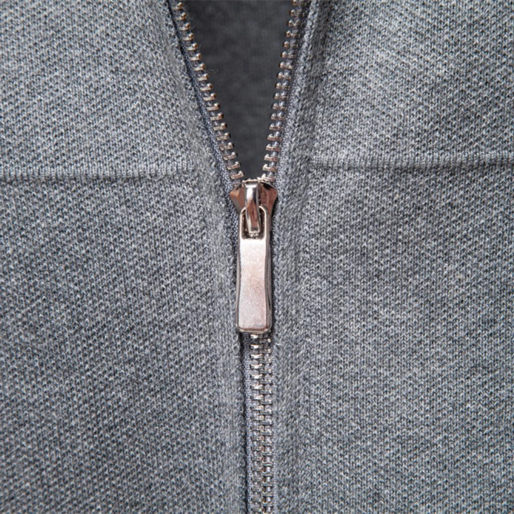Baumwoll Zip Bomberjacke Herren Übergangsjacke Casual