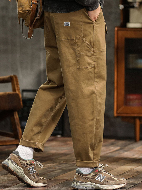 Utility Cargohose Herren Baumwolle Taschen Gürtel