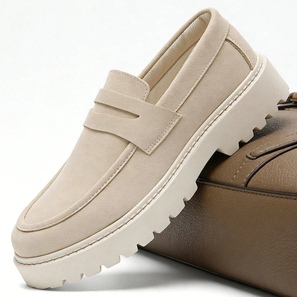 Loafer mit Plateausohle Herren Slip-On Smart Casual