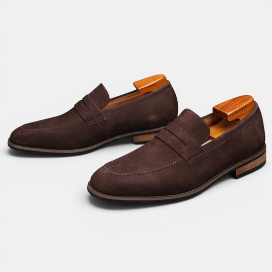 Herren Wildleder-Penny-Sommer-Loafer – Jennoir