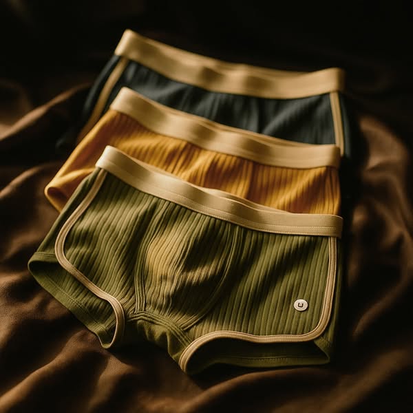 Bio Baumwoll Boxershorts Herren 3er-Pack Unterwäsche
