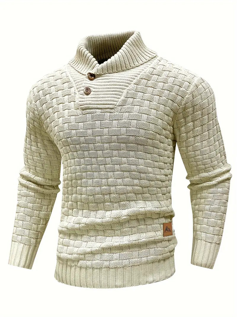 Strick Pullover Herren Strickpullover Warm Casual Basic