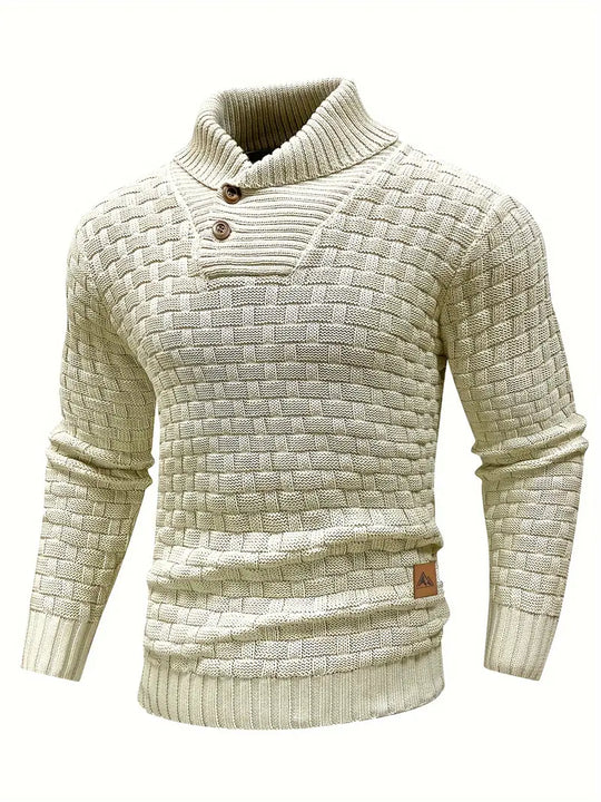 Strick Pullover Herren Strickpullover Warm Casual Basic