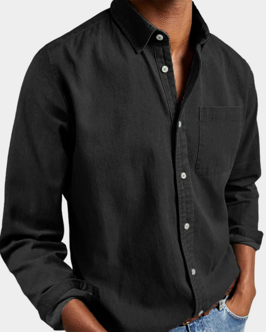 Premium Komfort Langarmhemd Herren Casual Sommer Hemd