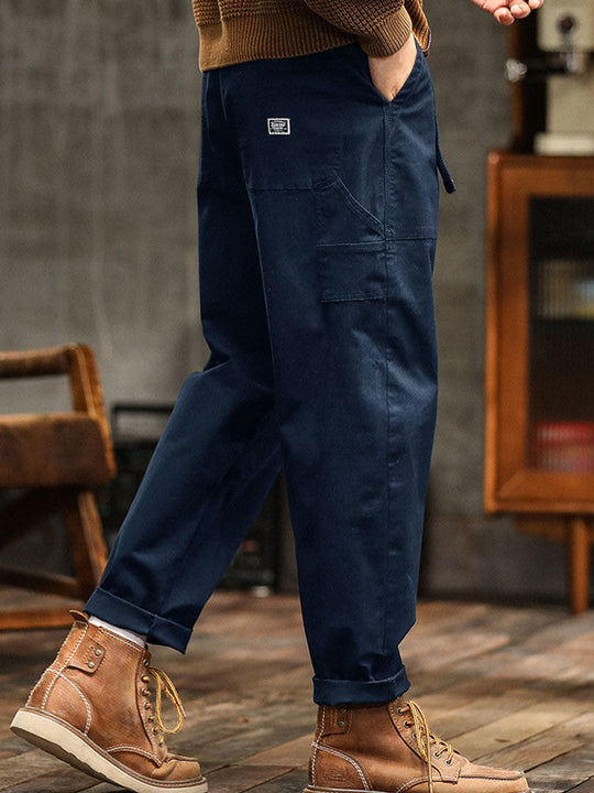 Utility Cargohose Herren Baumwolle Taschen Gürtel