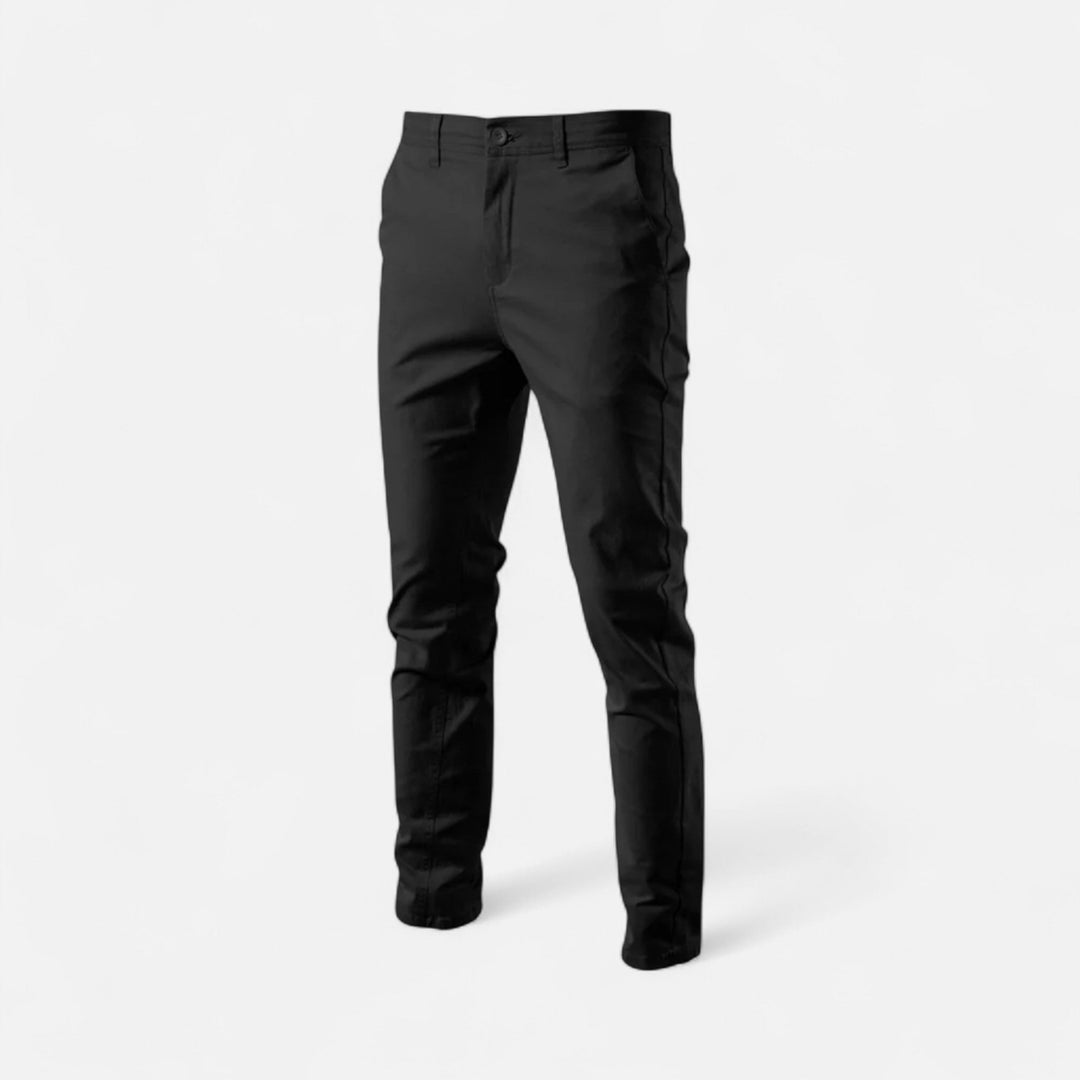 Smart Casual Chino Hose Herren Tailliert Elegant