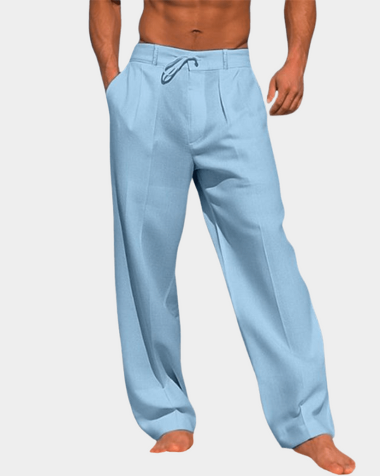 Leichte Atmungsaktive Hose Herren Sommer Casual Chino